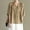Beige, variant on Munlar Spring Tops For Women 2025 Trendy Blue Shirts Solid Color Cotton Linen V-Neck Short Sleeve Loose Blouses L