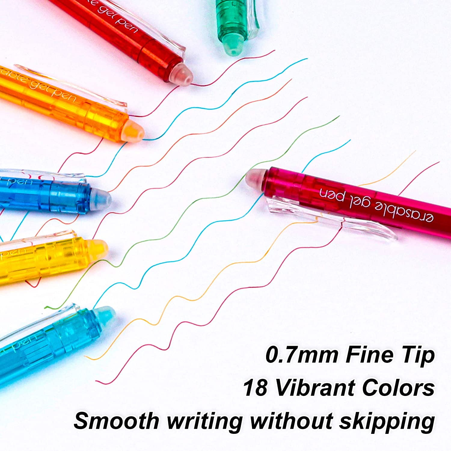 Erin Condren 6-Pack Color Changing Gel Pens - Color Changing Gel Pen Ink  Including Colors Iris to Peony, Amethyst to Lavender, Orange to Neon  Yellow