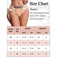 thumbnail image 6 of Ausing Women's Briefs Ruffle Satin Panties Frill Trim Low Rise Smooth Lightweight Bikini Underwear Light Coffee M, 6 of 6