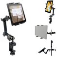 thumbnail image 1 of Chargercity - Soporte Para Micrófono De Aleación De Aluminio Con Ajuste De 4 Direcciones, Resistente, Para Música, Micrófono, Soporte De Abrazadera Para Ipad Pro Air Mini Galaxy Surface Pro Tabletas D, 1 of 5