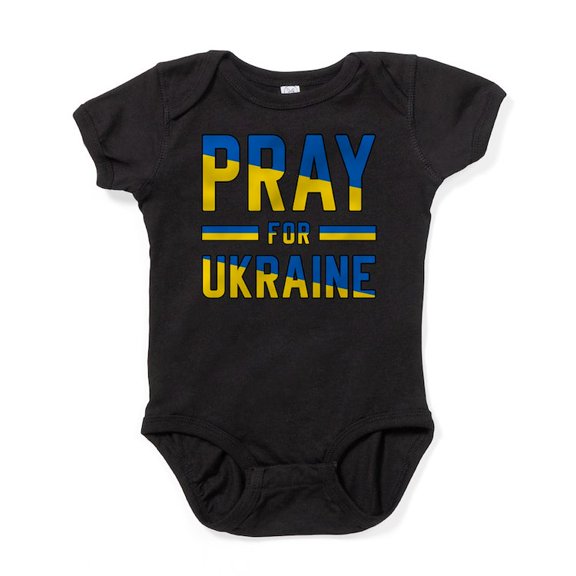 CafePress - Pray For Ukraine Body Suit - Cute Infant Bodysuit Baby Romper - Size Newborn - 24 Months