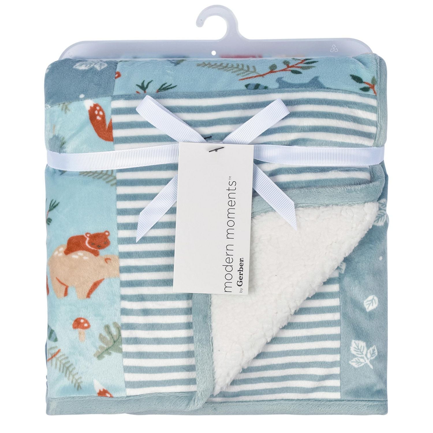 Modern Moments by Gerber Baby 1 Pack Patchwork Blanket, Sized 30" x 40"