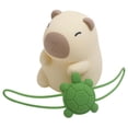 thumbnail image 2 of Luz nocturna de silicona de capibara de dibujos animados, lindo regalo de lámpara, lámpara de noche de sueño recargable por USB para bebés y niños, 2 of 9