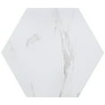 thumbnail image 6 of Safavieh Danez Coastal Wood Hexagon End Table, Natural/White, 6 of 9