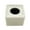 White, variant on lanema Square Block Microphone Flag Station Nonslip ABS Base for Professional Recording
