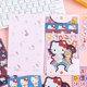 thumbnail image 4 of Pegatina de figura de dibujos animados de Hello Kitty para nevera, portátil, guitarra, equipaje, tarjeta de papel, mochila, juguete impermeable para niños, melodía, 4 Uds., 4 of 4