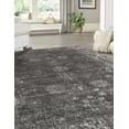 thumbnail image 4 of Unique Loom 3134057 8 x 10 ft. Casino Sofia Rectangular Rug, Dark Gray, 4 of 4