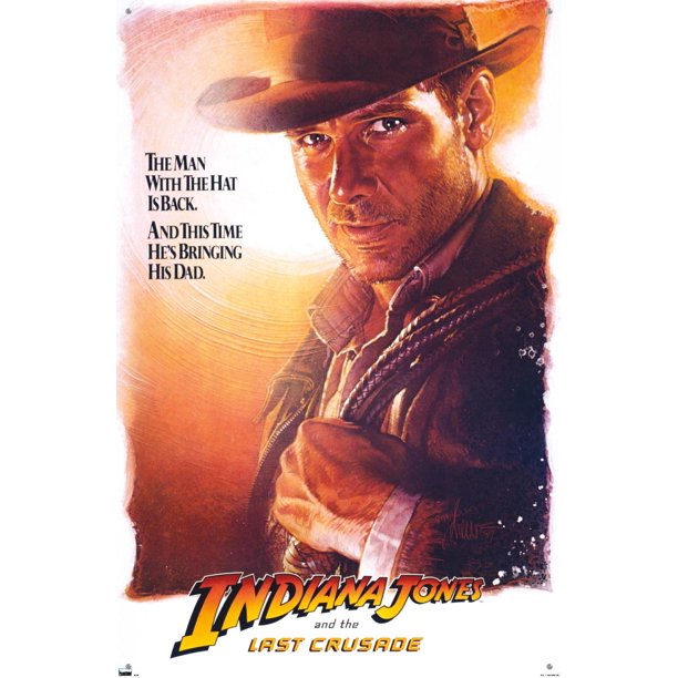 インディ・ジョーンズ オン ホースバック(The Last Crusade) Indiana Jones And The Last Crusade - One Sheet Wall Poster with