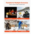 thumbnail image 6 of VEVOR Propane Tank Top Heater, 13000 BTU Rapid Heating 180-Degree Infrared Radiant Tank Top Gas Heater, Stepless Temperature Adjustment for Ice Fishing/ Hunting/Outdoor Work, Single Burner Square, 6 of 9