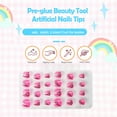 thumbnail image 4 of Minnieouse 1 juego de envolturas navideñas para uñas Dibujos animados Niños adorables Kit de manicura Regalos Pinceles de maquillaje y herramientas PNT-16-10 Minnieouse CE011465-10, 4 of 6