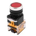 thumbnail image 1 of Pulsador interruptor autoblocante AC 380V 10A  1N0 1NC con Luz 220V, 1 of 4