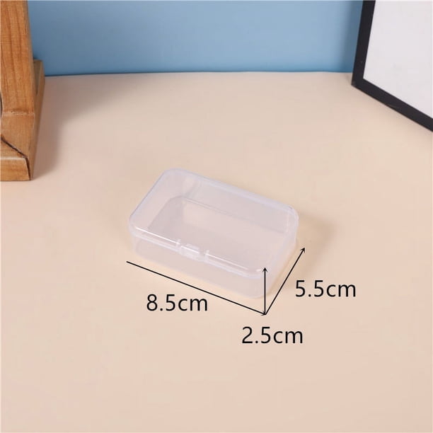 Caja de plástico transparente cuadrada Caja de almacenamiento de piezas rectangular cuadrada Caja de joyería Equipo de pesca Embalaje de flores de jabón Caja cuadrada