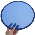 thumbnail image 3 of Shisuyan 2pcs Foldable Handheld Fans Summer Fans Round Folding Fans Portable Fans, 3 of 9