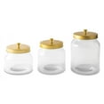 thumbnail image 1 of Thyme & Table 3-Piece Glass Jar Set, 1 of 5