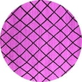 thumbnail image 1 of Ahgly Company Indoor Round Oriental Pink Industrial Area Rugs, 4' Round, 1 of 4