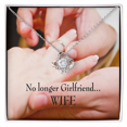 thumbnail image 1 of To My Girlfriend No Longer Girlfriend Infinity Knot Necklace Message Card, 1 of 7