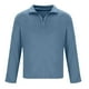 thumbnail image 4 of pstuiky hombres de manga larga, Suéter de manga larga con cuello alto y bolsillos con cremallera de color liso para hombre camisetas de hombre s, 4 of 5