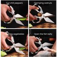 thumbnail image 7 of OIUR 2Pcs Kitchen Shears Heavy Duty Stainless Steel Scissors for Meat Fish Poultry Vegetables Multi-Functional Kitchen Cutter for Home Professional Use, 7 of 7