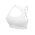 thumbnail image 7 of SAYFUT Strappy Sports Bras for Women Longline Medium Support Yoga Bra Wirefree Padded Sports Bra, 7 of 7