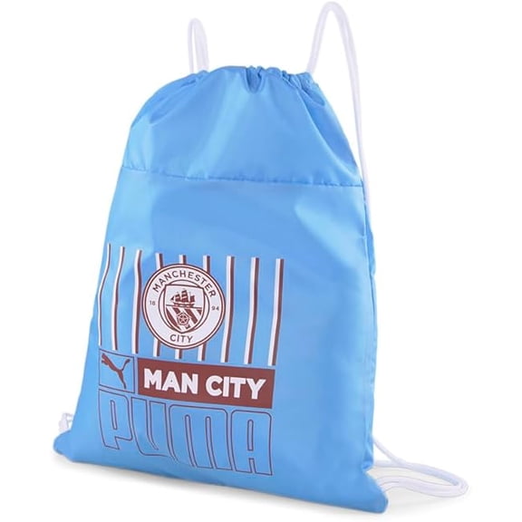 PUMA MCFC Core Gymsack [light blue/intense red]