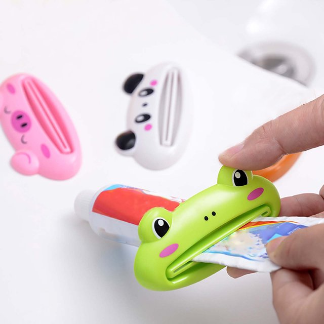 Vaidha Bathroom Home Tube Rolling Holder Squeezer Easy Toothpaste Dispenser