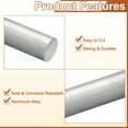 thumbnail image 4 of Uxcell Round Aluminum Rods, Aluminum Round Rod Solid Lathe Bar Stock for Industry Construction DIY Crafts 22m x 153mm 2, 4 of 5