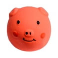thumbnail image 4 of 1Pack Dog Balls with Funny Piggy Face for Puppy Small Medium Pet Dog Soft Latex Squeaky Dog Toys For Small Dogs Breed Latex Squeaky Dog Balls Pig Dog Toy Balls For Chew Orange, 4 of 9