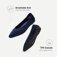 thumbnail image 4 of DREAM PAIRS Women's Pointed Toe Knit Ballet Flats Comfortable Foldable Slip-On Shoes Lightweight Travel-Friendly Walking Flats, 4 of 7