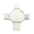 thumbnail image 3 of TFixol Compact 128GB Multi-Functional Metal Flash Drive with Type-C, Micro USB, and iOS Compatibility for Smartphones and Computers, 3 of 7