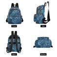 thumbnail image 2 of JIALIOU Mini Backpack Purse for Women Quilted Casual Daypack Small Travel Shoulder Bag, Lion Head and Star, 2 of 7
