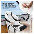 thumbnail image 4 of SONGMY Premium Sport Up Boat Seat Captain Bucket Seat with Boat Seat Cover, Waterproof Boat Captain Chair Aluminum Hinges Stainless Steel Screws Included Captain, 4 of 9