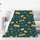 thumbnail image 1 of Balery Camping Manta de Felpa Suave y Acogedora – Cobija de Franela Aterciopelada para Cama, Lavable y Cálida para Sofá, Mascotas, Transpirable-60"x50", 1 of 7