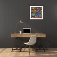 thumbnail image 3 of Green, Howie 15x15 White Modern Wood Framed Museum Art Print Titled - Pop-Art-Mambo-216B, 3 of 4