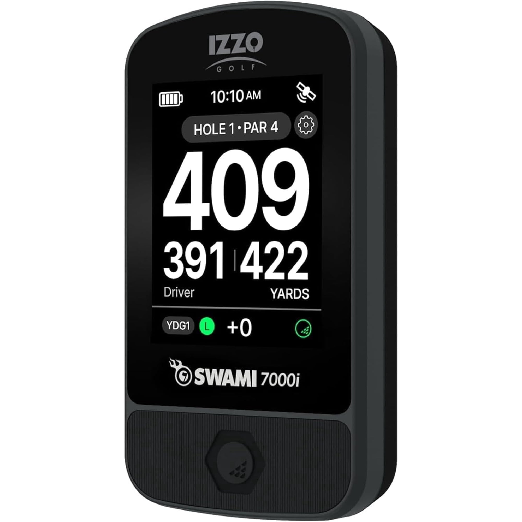 Izzo Swami Golf GPS Rangefinder - Color Display & Scorekeeper, Grey