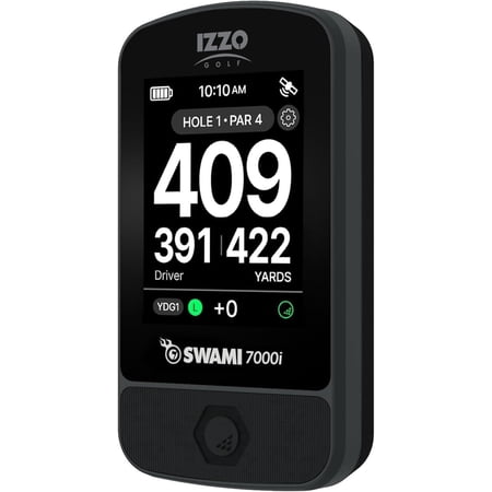 Izzo Swami Golf GPS Rangefinder - Color Display & Scorekeeper, Grey