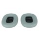 thumbnail image 3 of Almohadillas de repuesto para oreja de cuero proteico, espuma viscoelástica, suaves y transpirables, almohadillas para los oídos para IOS MAX, 3 of 8