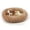 Camel-23.0"L x 23.0"W x 7.0"Th, variant on Dog Bed  Cat Calming Faux Pillow Pet Donut Cuddler Round Plush For Large Medium Small Dogs And Cats