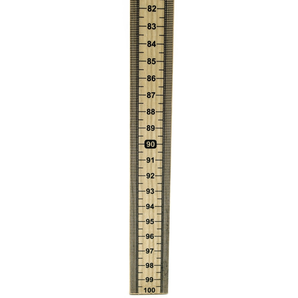 Meter Stick Single Sided Hardwood Metric Meter Stick with Vertical