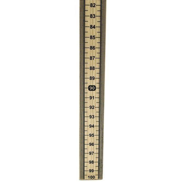 Meter Stick Single Sided Hardwood Metric Meter Stick with Vertical