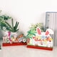 thumbnail image 2 of leyfeng Adornos de escritorio de madera de Pascua Decoración temática de conejo de Pascua Centro de mesa decorativo de Pascua Adornos de mesa para Pascua, 2 of 8