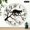 10x10in, variant on BCIIG Black Cat Walking Twig Line Art Round Wooden Wall Clock, Wall hanging decor Wall art Decor, Perfect for Decorating Living Rooms, Kitchens, Dorms, And As Practical Everyday Gifts