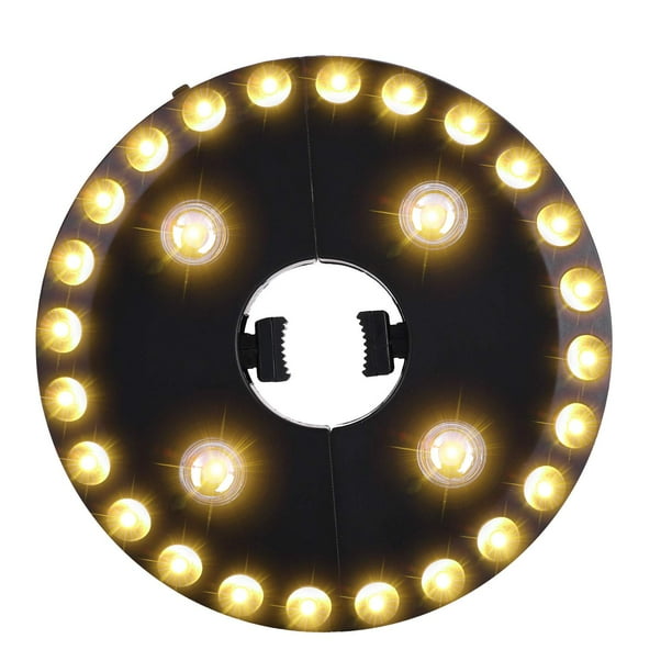 Warm White Patio Umbrella Light 3 Brightness Modes Cordless 28 Led Lights At 200 Lumens 4 X Aa Battery Operated Umbrella Pole Light For Patio Umbrellas Camping Tents Walmart Com Walmart Com