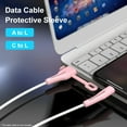thumbnail image 3 of HomeLife Portable Silicone AtoL/CtoL USB Charging Cable Cord Protective Cover for iPhone, 3 of 13