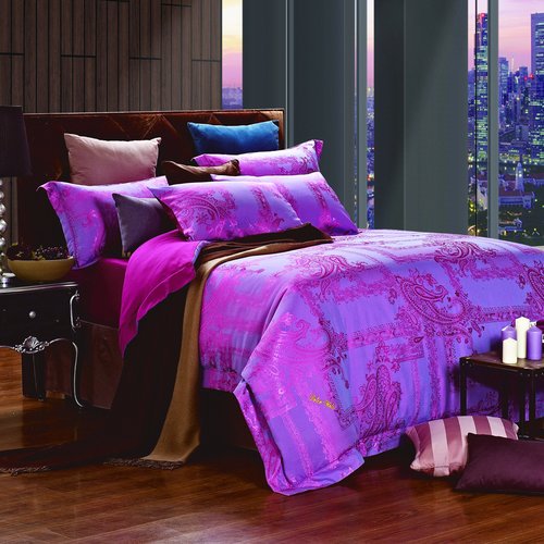 Dolce Mela Dolce Mela 6 Piece Reversible Duvet Cover Set