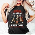 thumbnail image 3 of Teeso America 250th Anniversary 1776-2026 Patriotic BBQ Beer Tee, 250 Years Of Freedom Shirt, Funny 4th of July Skeleton Eagle Shirt, Black M, 3 of 6