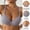 Gray, variant on Underwire Bras for Women Soft Push up Bra Comfort Full Coverage Bralettes Smooth Everyday Bra Unlined Seamless Bras Gray M