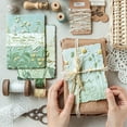 thumbnail image 5 of 23Sheets Retro Decorative Paper Embossed Flower Paper Scrapbooking Paper for Journaling Scrapbooking Card Making, 5 of 8