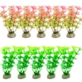 thumbnail image 1 of Se utiliza para la decoración de peceras, 10 piezas de plantas de plástico altas, plantas de acuario., 1 of 5