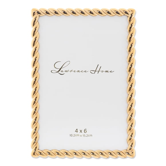 Marco de fotos Lawrence Frames Golden Rope 10x15 cm
