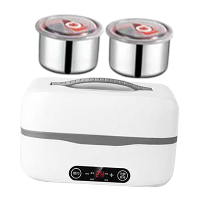 simhoa Electric Lunch Case ,Heating Lunchbox, Detachable ,Portable US Plug ,Lunch Warmer ,Food Warmer ,for Truck Work Home Office Car 1 tier